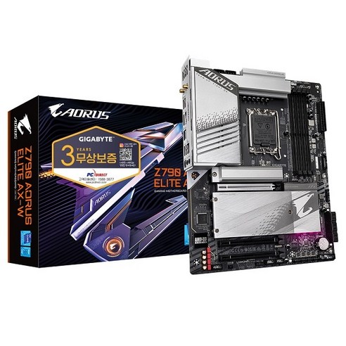 [GIGABYTE] Z790 AORUS ELITE AX-W 피씨디렉트 (인텔Z790/ATX)