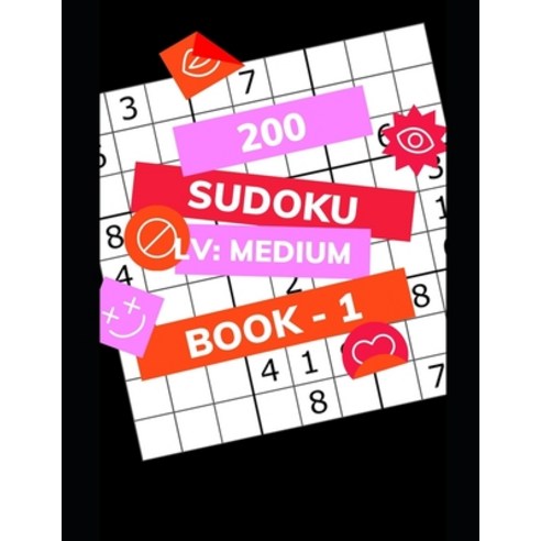 200 Sudoku LV: medium - Book 1: Sudoku puzzle Paperback, Independently Published, English, 9798700611947