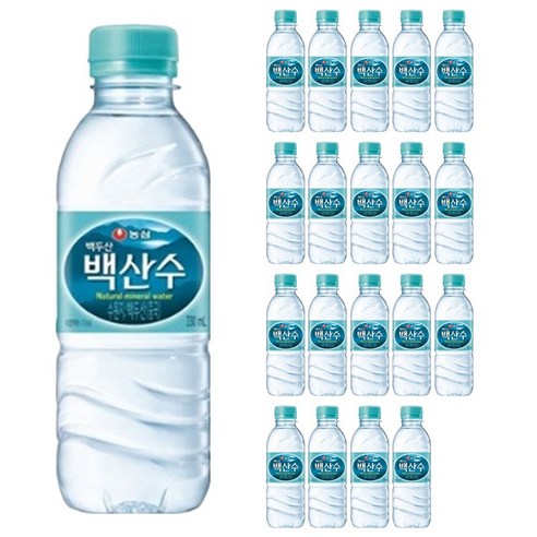 백산수, 330ml, 20개