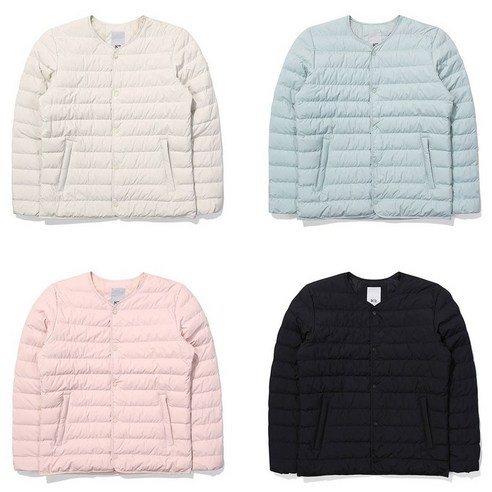 K2 여성 경량 구스 다운 패딩 부스트 리브LIV U넥 슬림 겨울 정품 점퍼 코오롱숏패딩