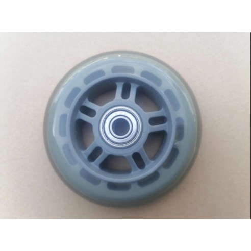 휠체어바퀴 쇼핑 카트 휠 트레일러 트롤리 수하물 베어링 음소거 90mm 2 개, 26.Mounting Hole 8mm 75mmx24m, 2개