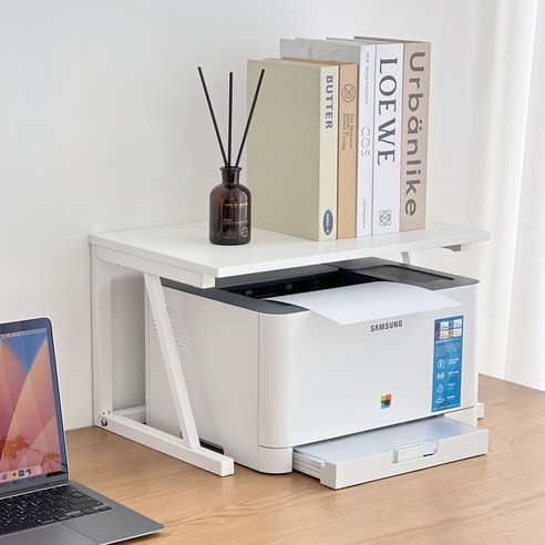 효율적인 공간 활용의 시작, 리츠센 책상 프린터 복합기 받침대 2단 선반 스몰 프린터선반