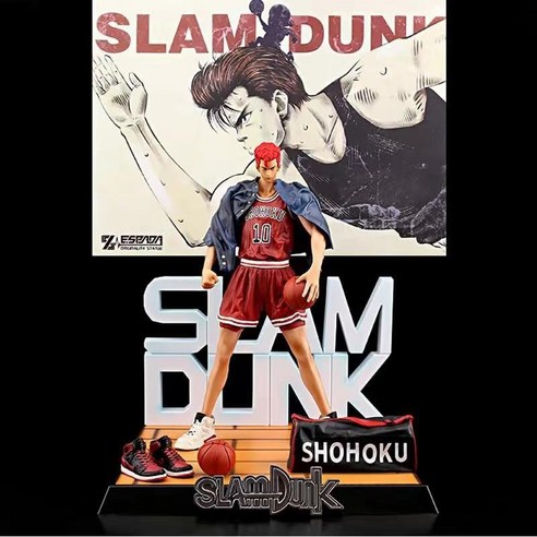 JANNA 슬램덩크 33CM 강백호 피규어는 슬램덩크 애니메이션의 주인공으로 다양한 포즈를 취할 수 있는 액션피규어입니다.