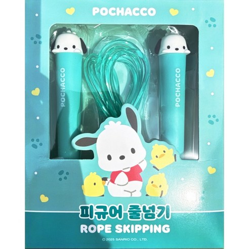 산리오 캐릭터즈 포차코 피규어 줄넘기 산리오 줄넘기, 1개