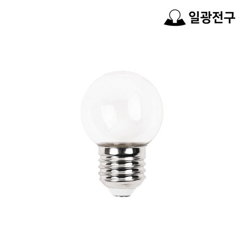 일광 LED 컬러 인지구 투명 1.5W 전구색 인치구, 투명 1.5W-전구색, 1개