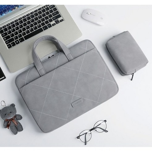 가죽마우스패드 + 예쁜 노트북 가방 파우치 엘지그램 삼성 갤럭시북