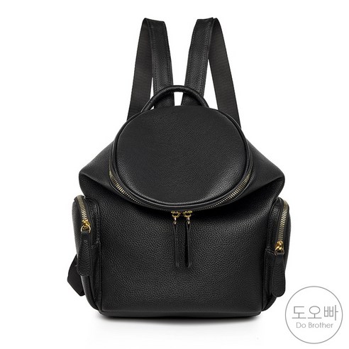 도오빠 로마백 여성 가죽 백팩 배낭 멀티 포켓 여자백팩 여행 가방