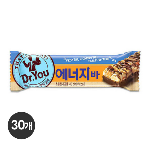 에너지바 40g x 15개 2세트(총30개입), 에너지바 40g x 15개 2세트(총30