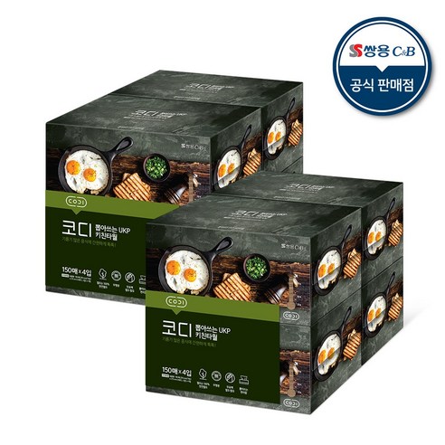 코디 뽑아쓰는 UKP 키친타월, 150개입, 8개