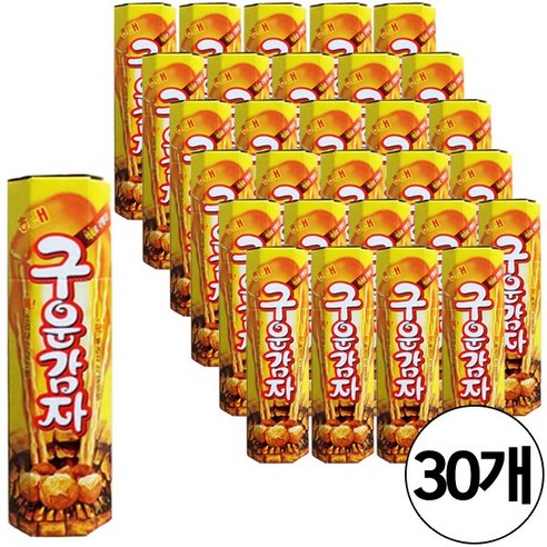 해태제과 구운감자, 30개, 24g