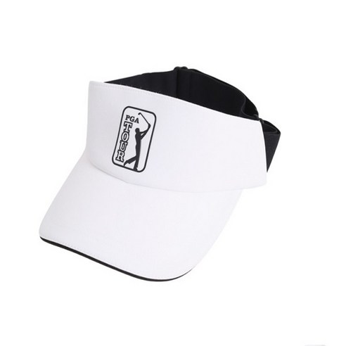 PGA TOUR&LPGA 남성 퍼포먼스 이밴드 바이저S(L215AP121P), RED, 1개