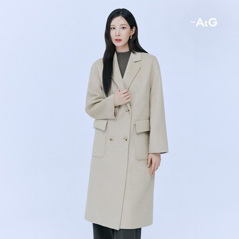 [The AtG] 더엣지 24FW 메리노울 핸드메이드 더블코트