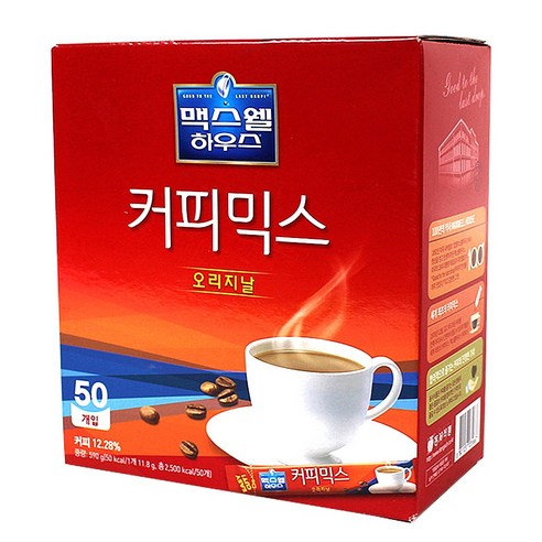 맥스웰하우스 커피믹스 오리지날 11.8gX50개입, 11.8g, 50개입, 1개