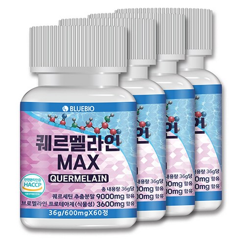 식약청 퀘르세틴 브로멜라인 퀘르멜라인 600mg 60정 케르세틴, 1개