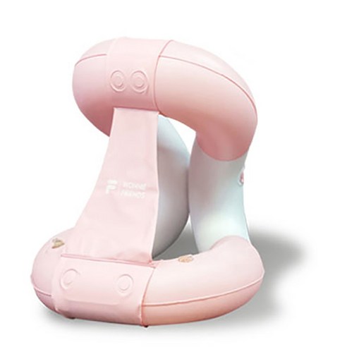 휠라 워니프랜즈 보이언시 넥자켓 35k 물놀이 튜브 부력보조복 유아동, 넥자켓_35KG_PINK