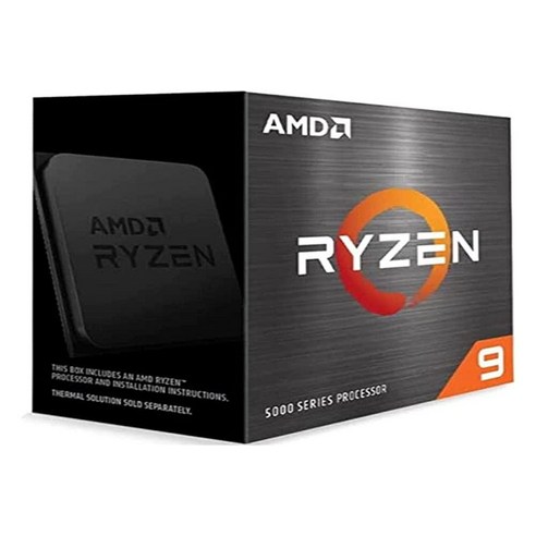 AMD Ryzen 9 5950X 100-10000059WOF 프로세서 16코어 3.4GHz 소켓 AM4 CPU 팬 소매 없음