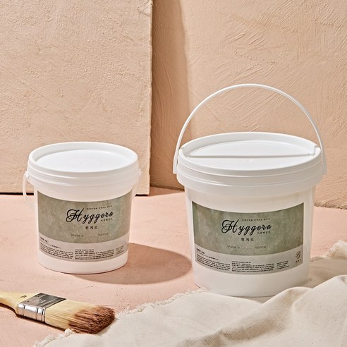 휘게로 페인트 붓으로 간단 셀프 시공 유럽미장 스페샬 페인트, 1개, 500g, 플로럴화이트