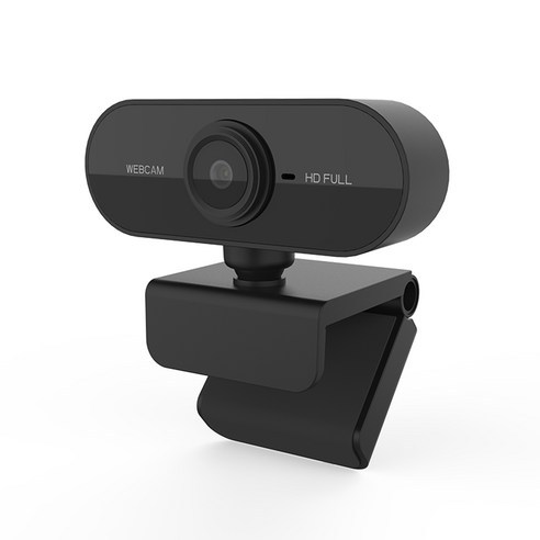 비스타 웹캠 원격강의 화상 webcam PC-01 오토포커싱 FULL HD 1080P 픽셀 자동초점 마이크내장, 블랙