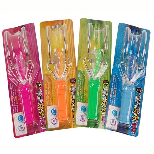 LED 불빛 자석 팽이 3000 색상랜덤 (Kh1706-09), 단품
