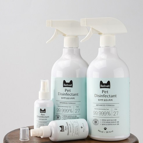 반려동물의 냄새를 제거하고 건강한 환경을 만드는 릴리벳 반려동물 냄새제거 소독제