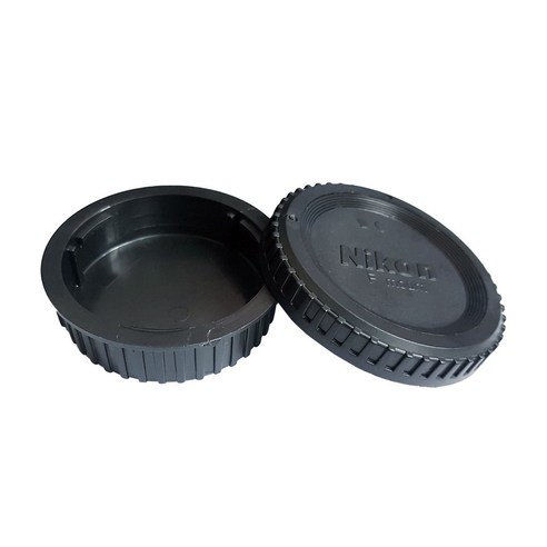 SYC 니콘 호환 DSLR 렌즈 뒷캡 + 바디캡 세트, 1개