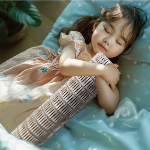 모미아라 죽부인 쿨부인 무더운 여름 꿀잠 끌어안는 여름베개 바디필로우 불면증완화 열감식히기, 중형
