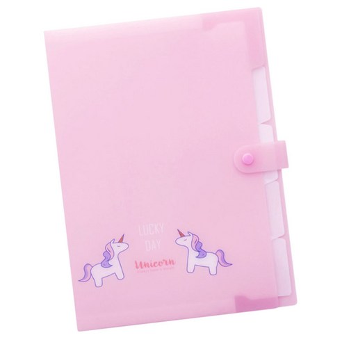 1 팩 플라스틱 확장 파일 폴더 5 포켓 아코디언 문서 주최자 A4 레터 크기 학교 사무실 업무용 4 색, 핑크, 32.5x24cm