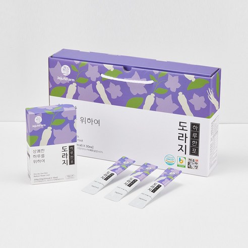 제주 자연식품 제품으로 만든 도라지 세트 600g, 30포, 20ml 배도라지스틱 제주 자연식품 제품으로 만든 도라지 세트 600g, 30포, 20ml 배도라지스틱