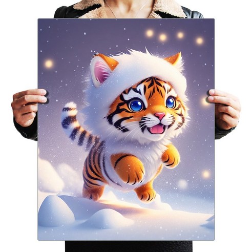 FASEN 액자 보석십자수 캔버스형 DIY 키트 40 x 50 cm, ZSH197, 1세트