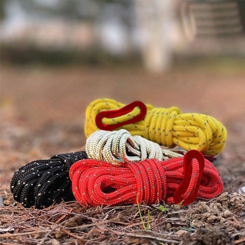 캠핑을 위한 내구성 있고 편리한 텐트 줄