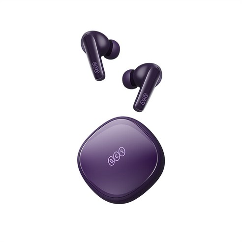 QCY T13 X 스터닝 사운드 블루투스 이어폰, 퍼플, BH23QT26A