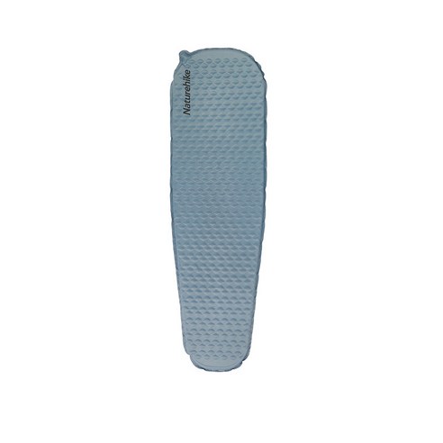 네이처하이크 휴대용 백패킹 캠핑 초경량 싱글 에어 자충 매트 3.5cm, 머미 블루, 자충매트 3.5cm (머미 블루)