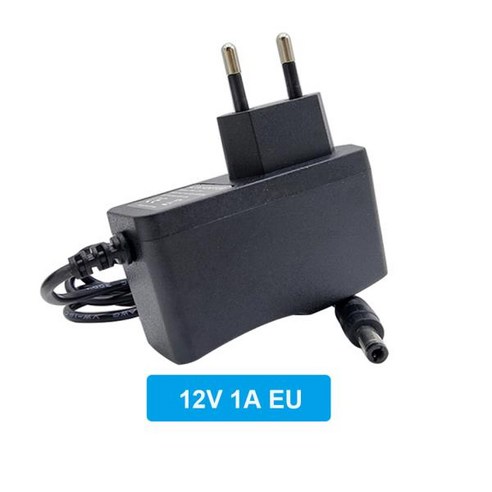전원 어댑터 공급 AC 110-240V to DC 5V 9V 12V 24V 1A 9A 24A 범용 충전기 LED 조명 스트립 용 Eu 미국, 06 12V 1A EU