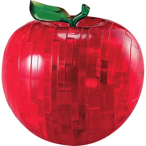 빨간 사과 크리스탈 입체퍼즐 44피스, 빨간사과, 44pcs, 1개