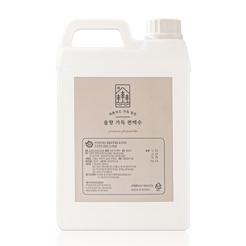 꿉꿉한 집안 냄새, 숲속 향기로 바꾸는 마법! 솔향가득 잎편백수 사용 후기 편백수리필형