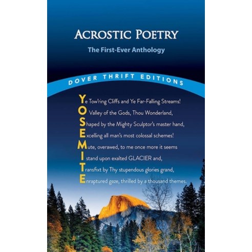 (영문도서) Acrostic Poetry: The First-Ever Anthology Paperback, Dover Publications, English, 9780486850429