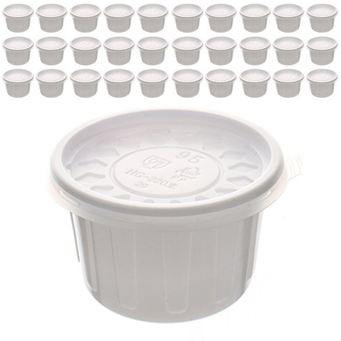 더담다 일회용 소스컵 백색 95mm (중) 222 300개입, 300개