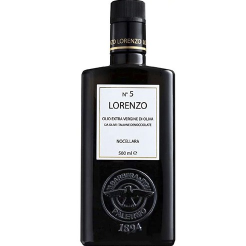 Lorenzo NO.5 엑스트라 버진 올리브 오일, 1개, 500ml