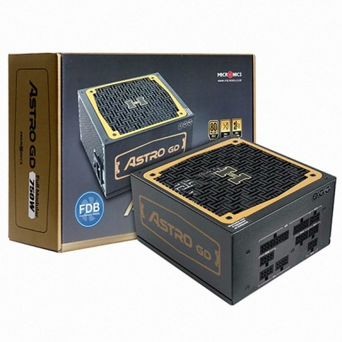 마이크로닉스 ASTRO GD 750W 80PLUS GOLD 풀모듈러 FDB 파워서플라이