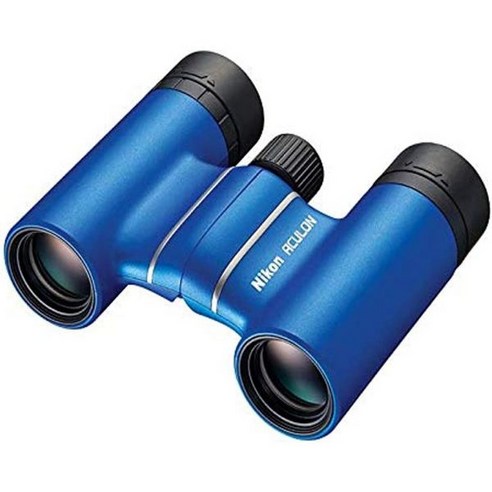 니콘 Nikon 쌍안경 망원경 고배율 군대 원거리 스스줌 뮤지컬 ACULON T02 309907, Blue