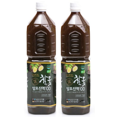 옻가네 참옻발효진액(100%) 몸에 좋은 참옻 옻물 옻닭(3만원이상 사은품증정), 1.5L Best Top5