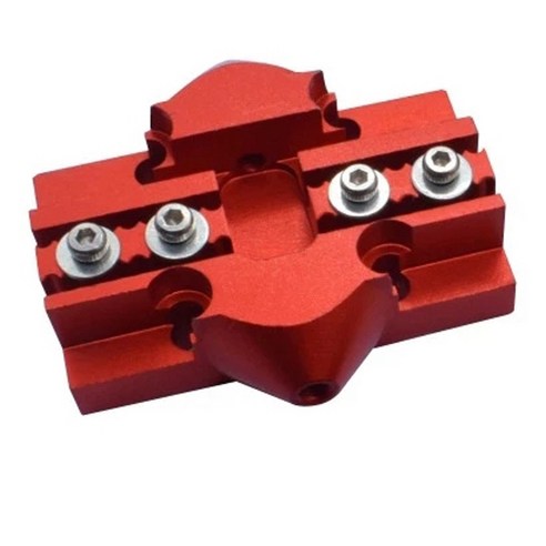 Retemporel 1 Pc 알루미늄 델타 코셀 슬라이드 M3 태클 이펙터 3D 프린터 용 캐리지 레드, 빨간색