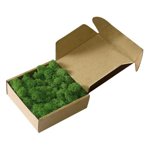 침실 훈장 선물을위한 벽 가짜 장식적인 이끼 현실적 장신구, 잔디 녹색, 플라스틱