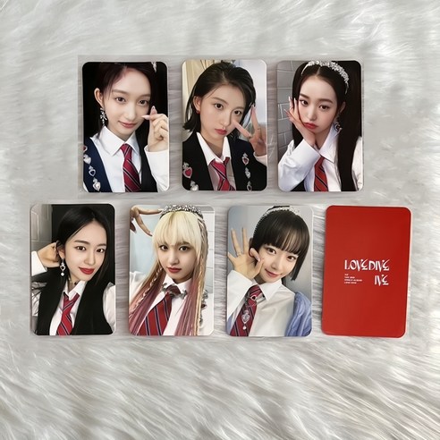 아이브 포카 IVE 싱가포르 스페셜카드 br 라이브카드 사인카드 MINE 앨범 장원영 안유진 아이돌 굿즈 포토카드, 010-6장