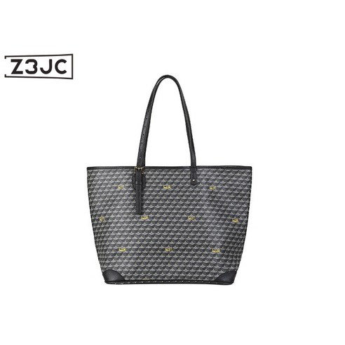 Z3JC 리얼 가죽 여성 가방 레터링 숄더 쇼퍼백 여성 토트 토트백