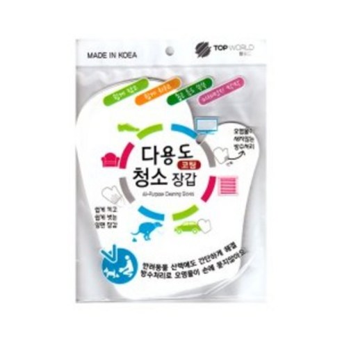 탑월드 다용도코팅 청소장갑(반려동물산책에도) - 청소장갑 | 쿠팡