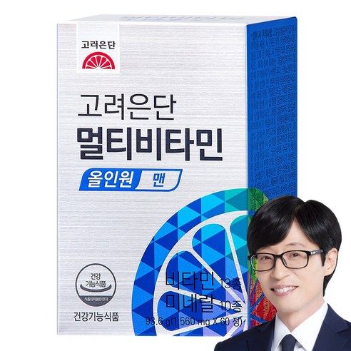 고려은단 멀티비타민 올인원 맨, 60정, 1개