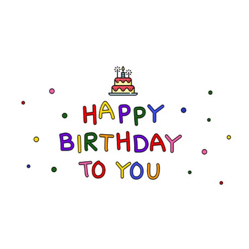 레인보우 생일 파티 홈파티 가랜드 패브릭포스터 생일현수막, 03. 레인보우파티