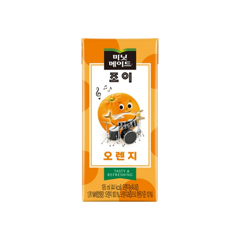 미닛메이드 조이 오렌지 팩, 195ml, 64개
