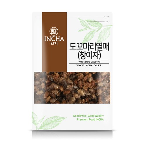 인차 국산 창이자 도꼬마리 도꾸마리 도꼬마리차, 500g, 1개